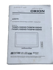 ORION TV 26/32 PL155DVD und TV 26/32 PW155DVD Bedienungsanleitung DEUTSCH