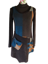 Kleid & Shirt Set Wolle Tunika