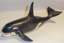 PLAYMOBIL bespielt Orca Killerwal 1996 Geobra Copyright 20cm WAL Maul zu öffnen