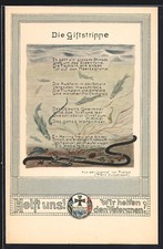 AK Die Giftstrippe, Gedicht