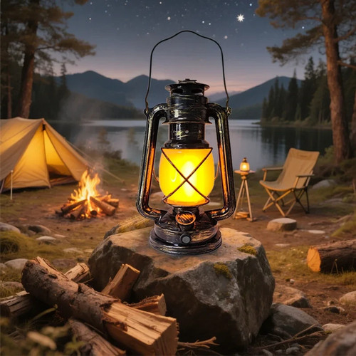 Usb camping laterne led - led, retro