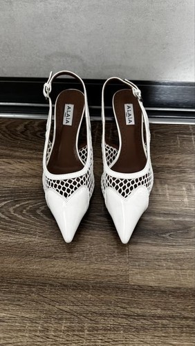 Women alaïa mules white - alaïa,
