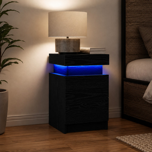 Nachttisch led nachtschrank - nachttisch,