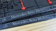2x KFZ-Kennzeichenhalter Mercedes-Benz Bückeburg