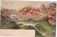 Berggesicht berge mit - ak,