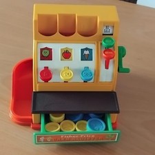 Fisher Price Kinderkasse Kasse Spielzeug für Kaufladen 70er vintage retro
