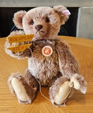STEIFF 653452 TEDDYBÄR MIT ROLOPLAN LIMITIERTE EDITION MIT BOX & ZERTIFIKAT