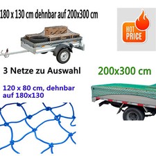 Anhängernetz Abdecknetz Dehnbar Ladungssicherungsnetz Knotenlos Anhänger Netz