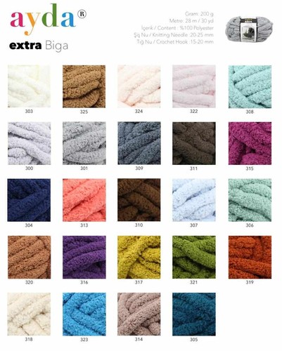 200 chunky volumen garn - chunky,