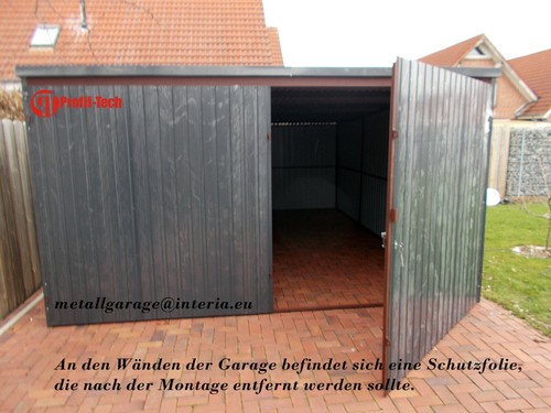 4x6 blechgarage fertiggarage - 4x6,5,