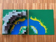 Lego 2x Bauplatte 3-D Grundplatte Insulaner aus Set 6278