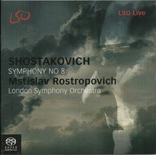 SACD: Shostakovich Symphonie Nr. 8, London Symphony Orch., Mstislav Rostropovich