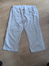 Beige Dreiviertel Hose Damen