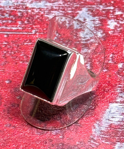 925er silber onyx herrenring - 925er,