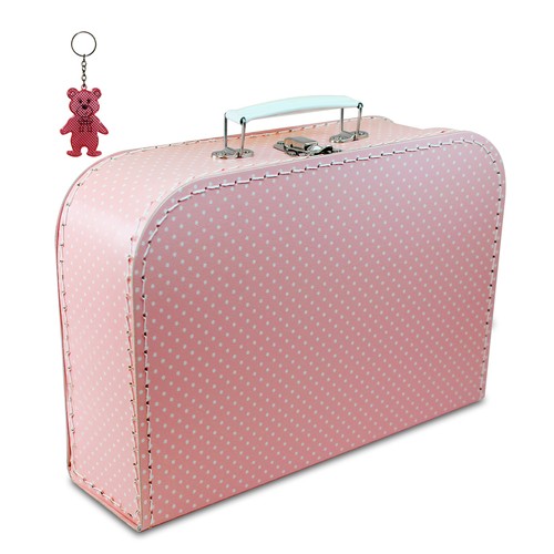 Kinderkoffer pappe rosa mit - kinderkoffer,