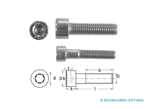 Din 912 zylinderschraube - 912,