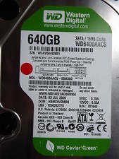 Western Digital WD6400AACS-00M3B0 | HBNCHV2MBB | 03 JUL 2009 | 640 GB