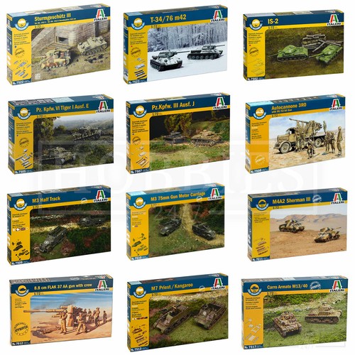Italeri ww2 scale model kits - italeri,