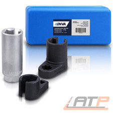 ENVA LAMBDASONDEN STECKNÜSSE 3 tlg SCHLÜSSEL NUSSSATZ LAMBDASONDE NÜSSE WERKZEUG