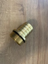 Tankanschluss / 1 1/4" /Boot / Schlauch Ø 38 / Messing / Schlauchtülle / Stutzen