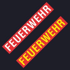 2x Feuerwehr ✔ Aufkleber ✔