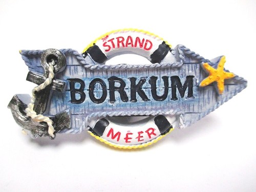 Borkum magnet strand meer - magnet,