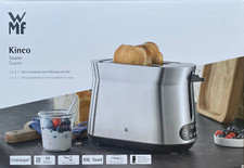 WMF KINEO TOASTER EDELSTAHLTOASTER DOPPELSCHLITZ MIT BRÖTCHENAUFSATZ 980 W