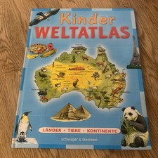 Kinderweltatlas: Länder-Tiere-Kontinente | Buch | Zustand sehr gut