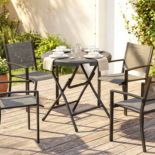 Outsunny gartentisch runder - outsunny,