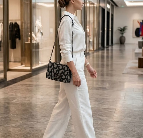 Schwarze damen schultertasche - damen,