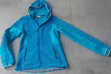 Hickory Outdoor High Tech Stretch Fleecejacke Strickfleece 38 40 türkis TOP