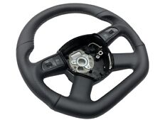 Tuning Lenkrad Leder Lederlenkrad AUDi A3 8P Multifunktion Abgeflacht Daumen