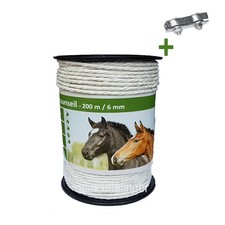 200 Meter Weidezaun Seil 6 mm