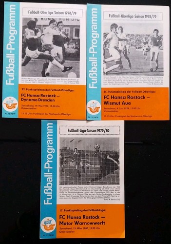 Fußballprogramme hansa - fußballprogramme,