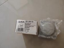 Gira 45442 Steckdose Schuko mit Klappdeckel S-Color grau NEU OVP