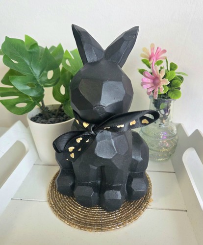 Osterdeko osterhase sitzend - osterdeko,
