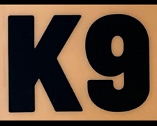 K9 Diensthunde Aufkleber 7x5cm