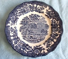 Palissy, Avon Scenes,  A Royal Worcester, 1790, 1 Kuchenteller, Keramik, England