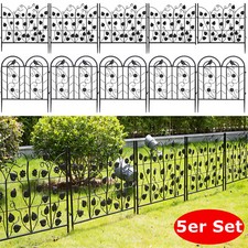5er Gartenzaun Set Metall