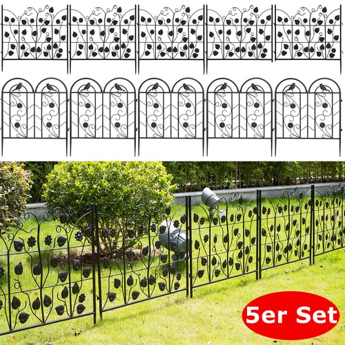 5er gartenzaun set metall - 5er,