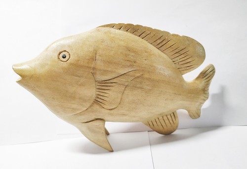Edler holz fisch stehend - edler,