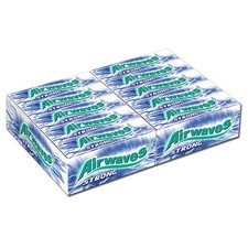 (42,26€/1kg) Wrigleys Airwaves Strong, Kaugummi, Dragee 30 Packungen