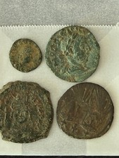 Konvolut 4 antike Münzen -