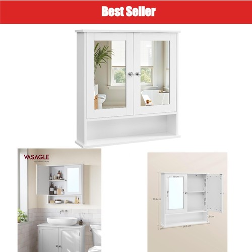Vasagle spiegelschrank mit - vasagle,