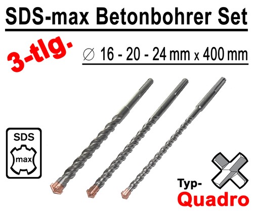 Sds max betonbohrer set tlg - sds-max,
