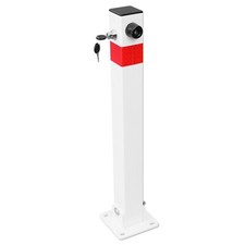 Absperrpfosten Klapppfosten Poller Parkplatzsperre Umlegbar Schloss 610 x 130 mm