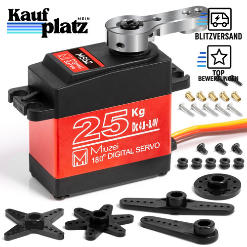 Servo 25kg 180 digital - 25kg,