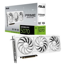 Grafikkarte ASUS Prime GeForce RTX 5070 OC White - 12GB GDDR7, HDMI, 3x DP