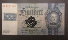 Geldschein von DDR 100 Mark