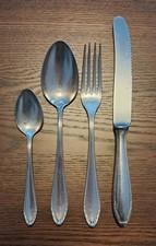 Altes silber menübesteck 4tlg - altes,